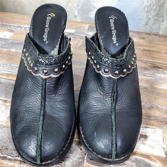 BareTraps Expert Close Toed Heel Mules Size 6 - Picture 8 of 14